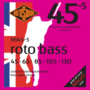 Rotosound RB45-5 Nickel on Steel 5 String Bass Strings, 45-130
