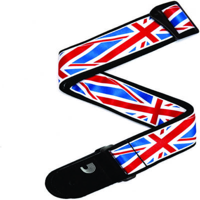 Guitar Strap PW50A11, 50mm Woven  – Union Jack D’Addario