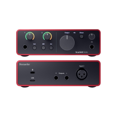 Focusrite Scarlett Solo 4th Gen USB Audio Interface