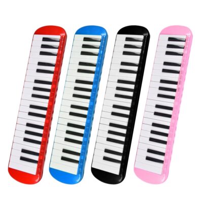 Melodica Pianica GSW-20 – 37 Key  Portable with Carrying Bag ( Pink , Blue , Black , Red )