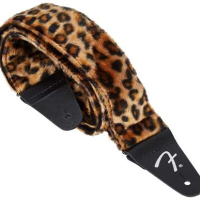 Guitar Strap Wild Leopard Print 2″  Fender