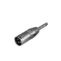 LIDGE  YM-086 , 3 Pin Male XLR Plug -1/4" Male Mono Phone Plug