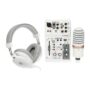 Yamaha AG03Mk2 Mixer LSPK USB Loopback Livestreaming Kit - White