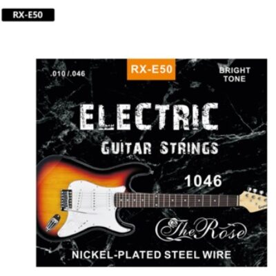 The Rose RX-E50 Electric Guitar String Set 10-46