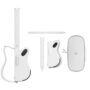 Lava Genie Smart Sampler Guitar With Premium Carrying Case Strap & amp, White