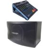 Deccon TV-10 Speaker 600W With Soundmilan ML-5042 Powered Mixer 500W