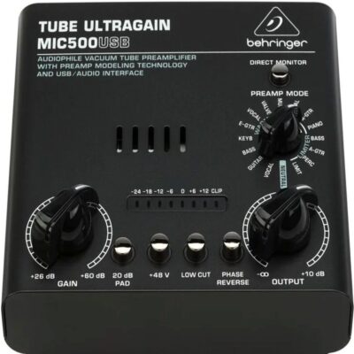 Behringer MIC500USB Tube Microphone Preamp